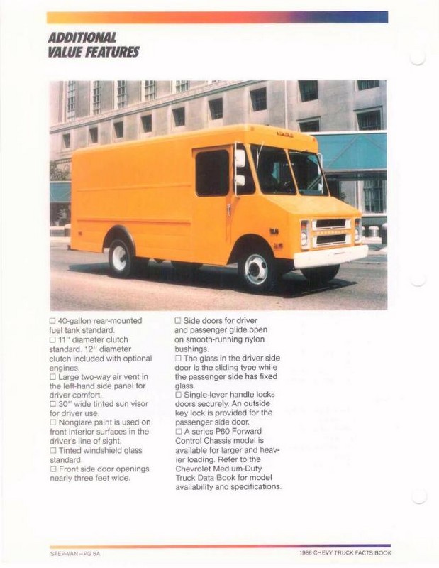 1986 Chevrolet Truck Facts Brochure Page 103